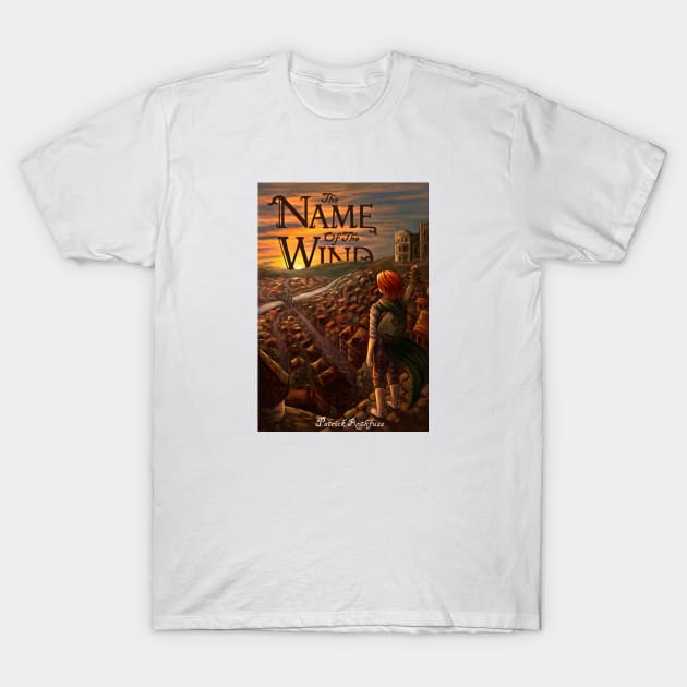 The Name Of The Wind Fantasy Novel T-Shirt by chaxue